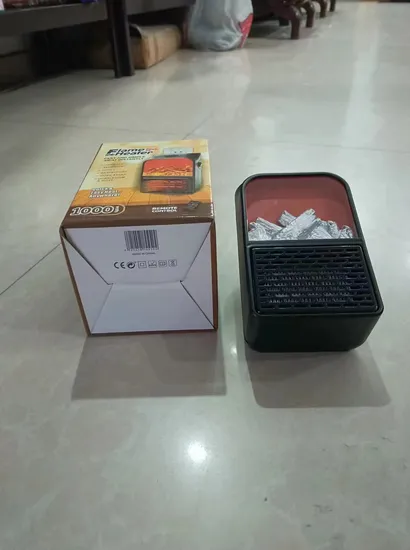 Jianrong Новый маленький нагреватель Home Hot Air Electric Heater Retro Cimplace Simulation Flame Healter Desktop